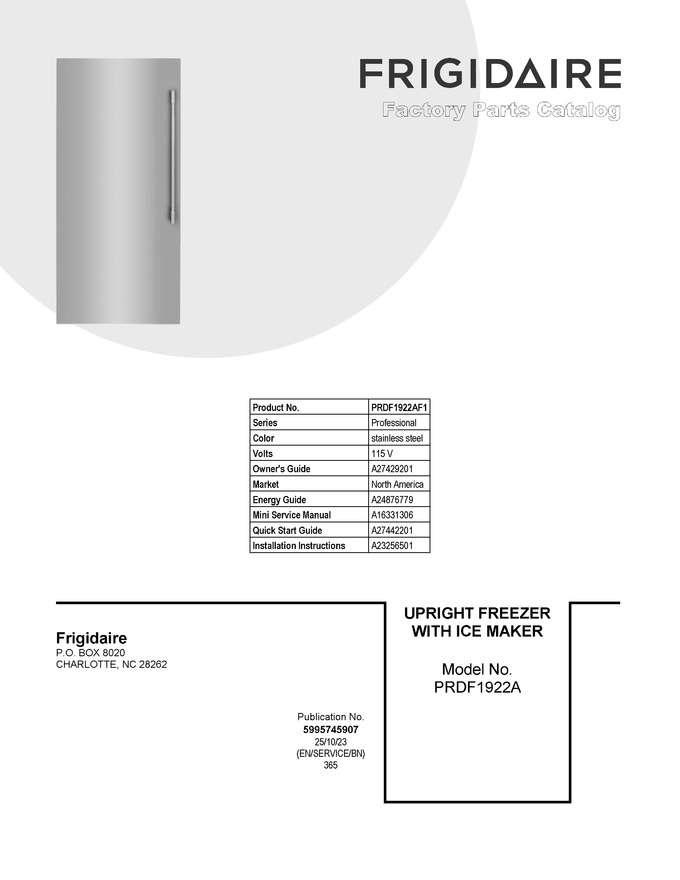 Diagram for PRDF1922AF1