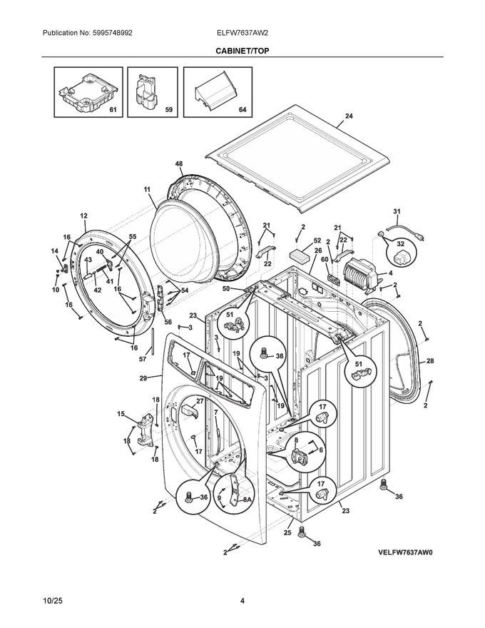 Diagram for ELFW7637AW2