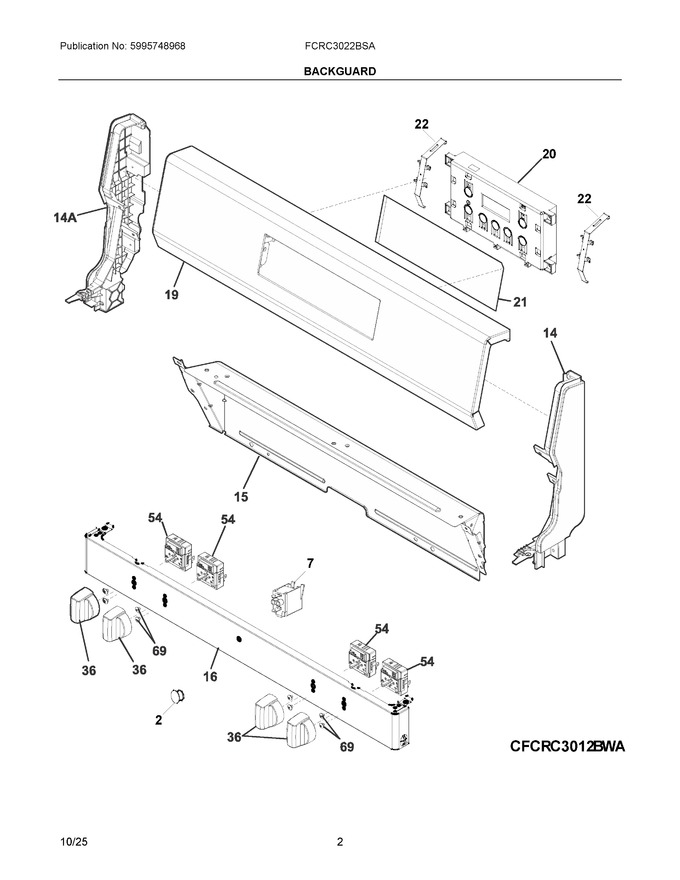 Diagram for FCRC3022BSA