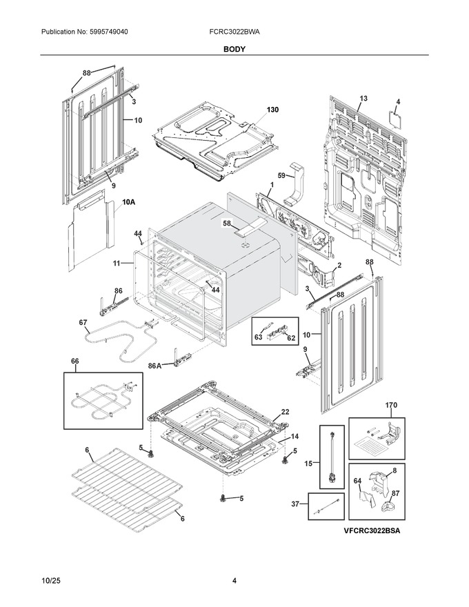 Diagram for FCRC3022BWA