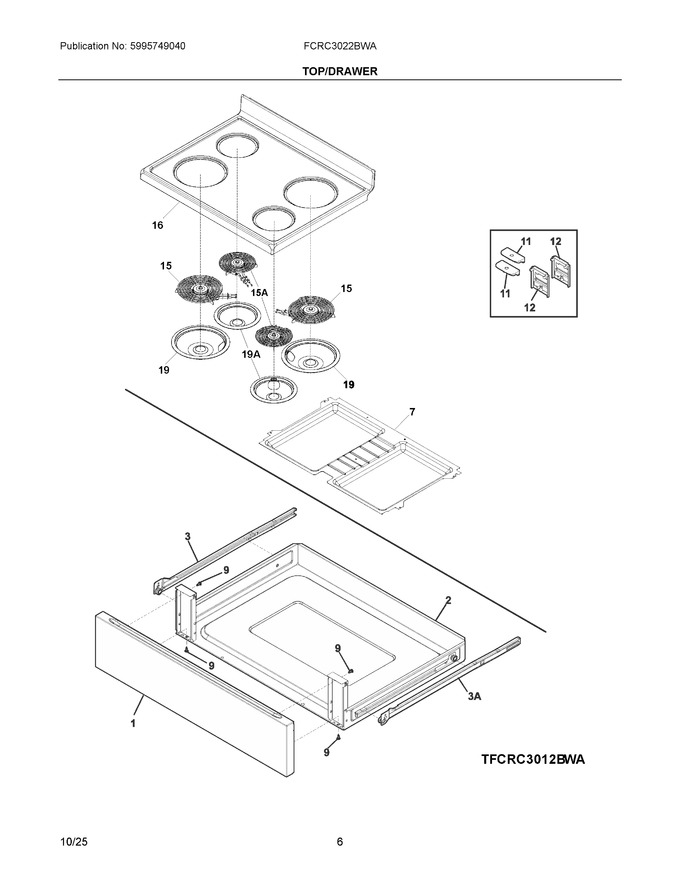 Diagram for FCRC3022BWA