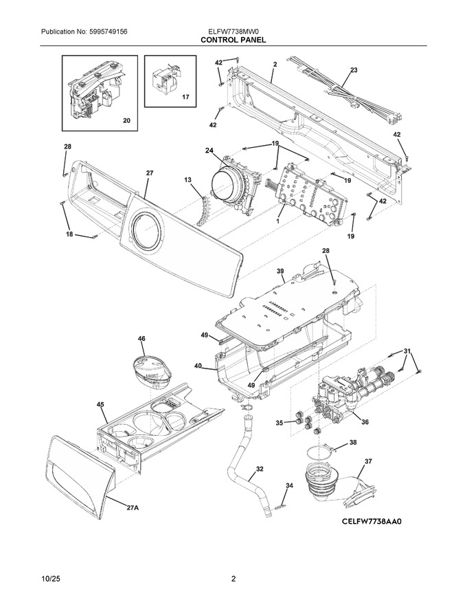 Diagram for ELFW7738MW0