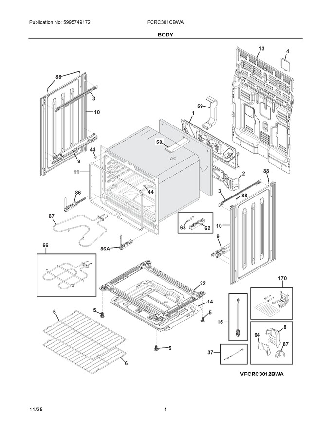 Diagram for FCRC301CBWA