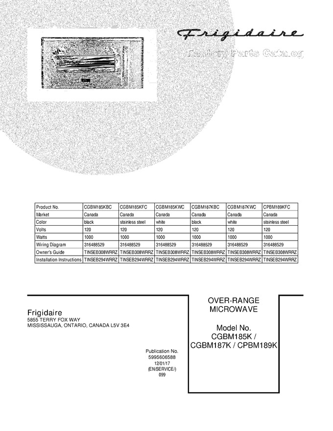 Diagram for CGBM187KWC