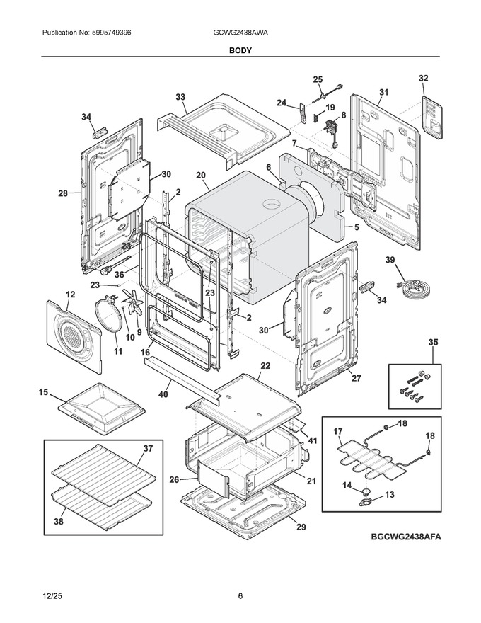 Diagram for GCWG2438AWA