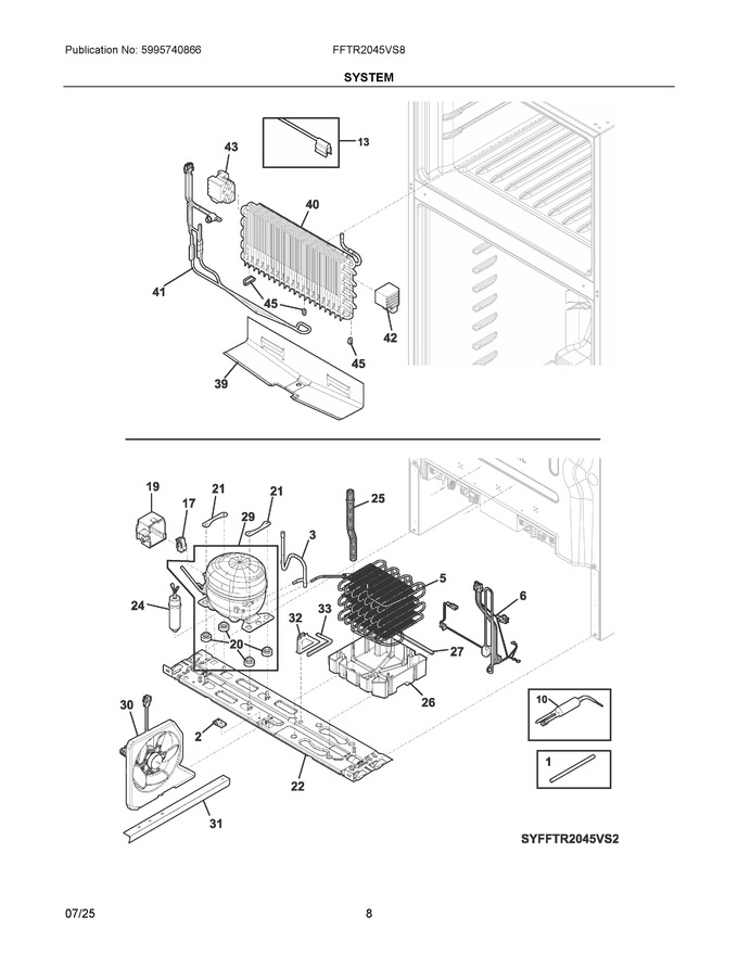 Diagram for FFTR2045VS8