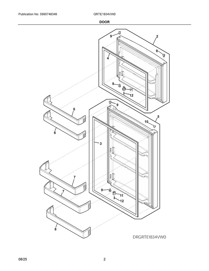 Diagram for GRTE1834VW0