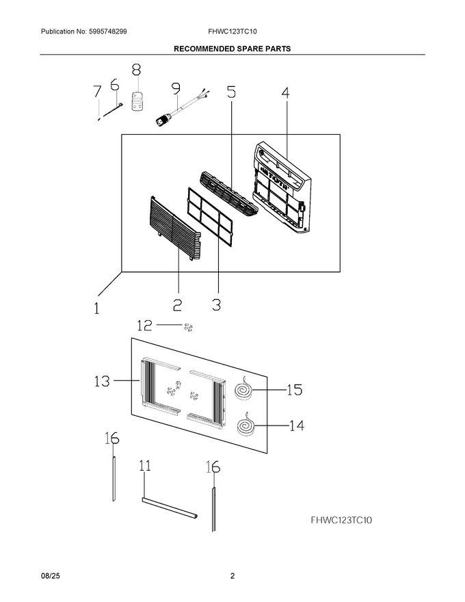 Diagram for FHWC123TC10