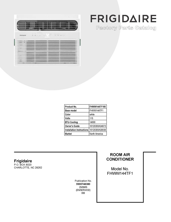 Diagram for FHWW144TF100
