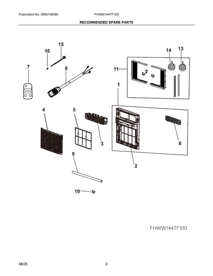 Diagram for FHWW144TF100