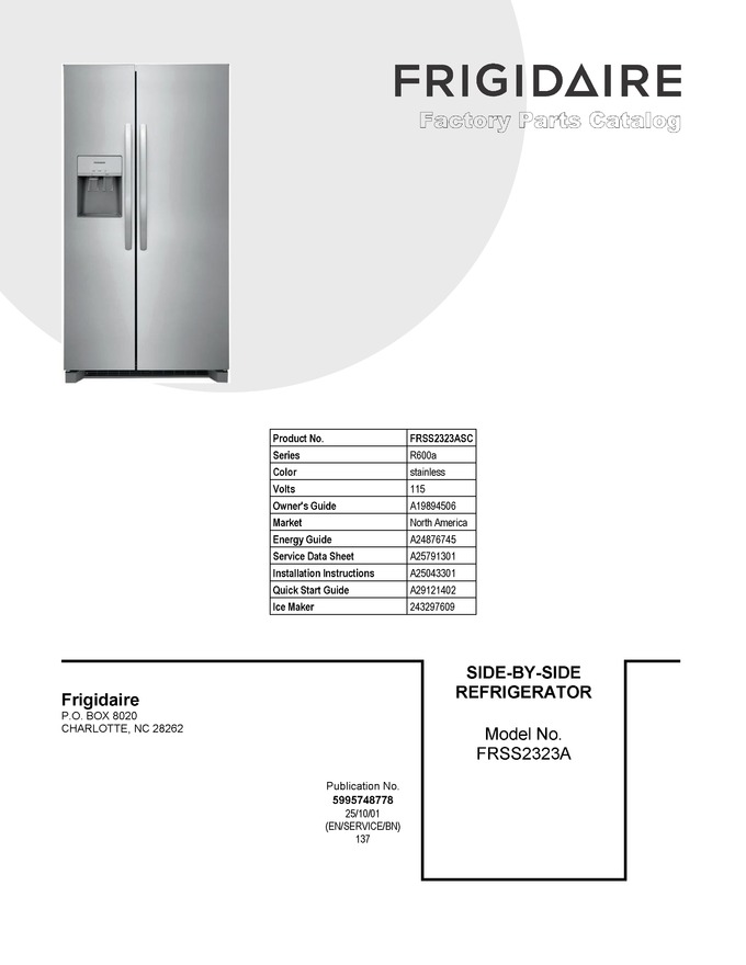 Diagram for FRSS2323ASC