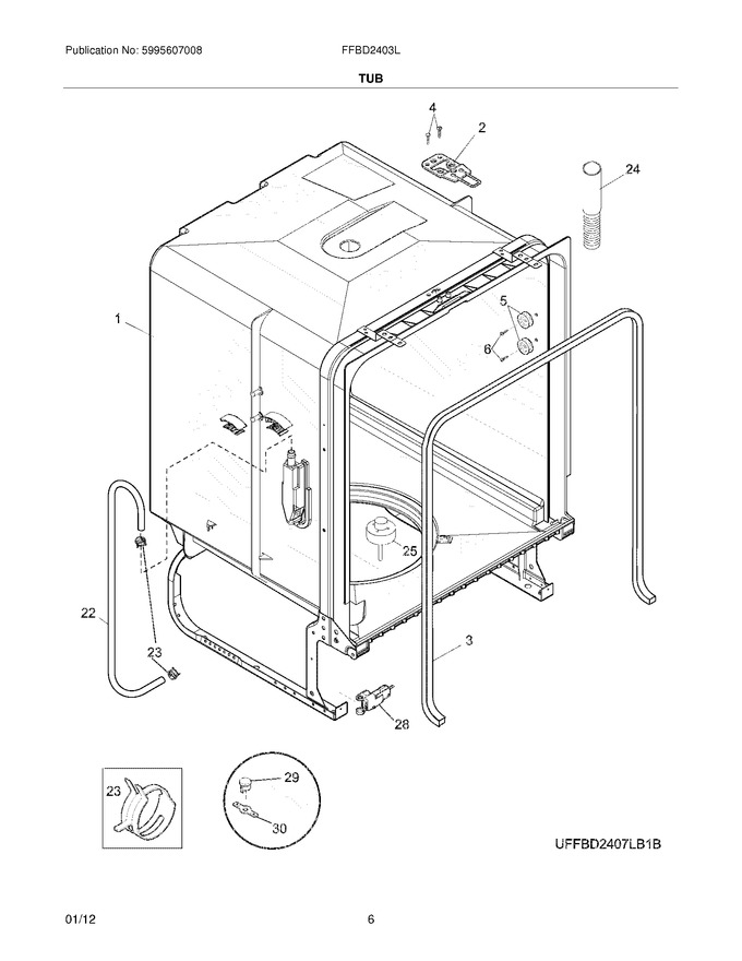 Diagram for FFBD2403LS1C