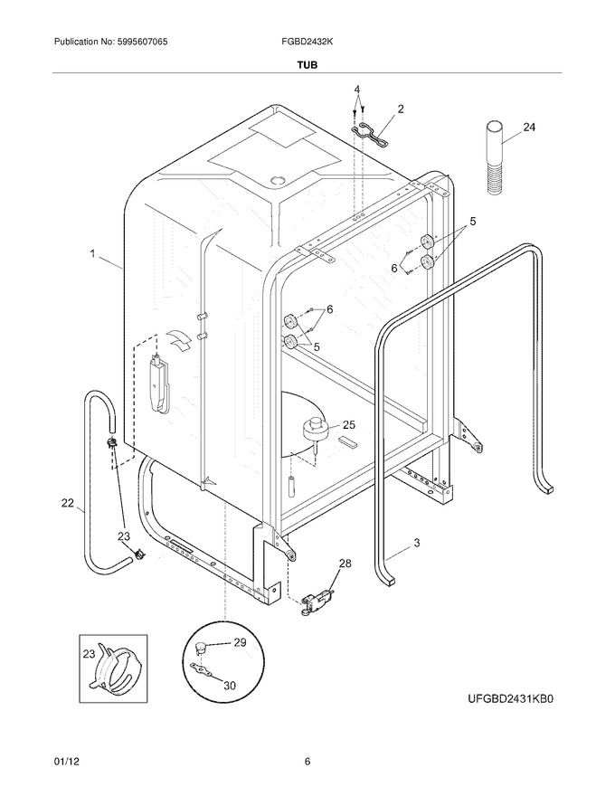 Diagram for FGBD2432KW1A