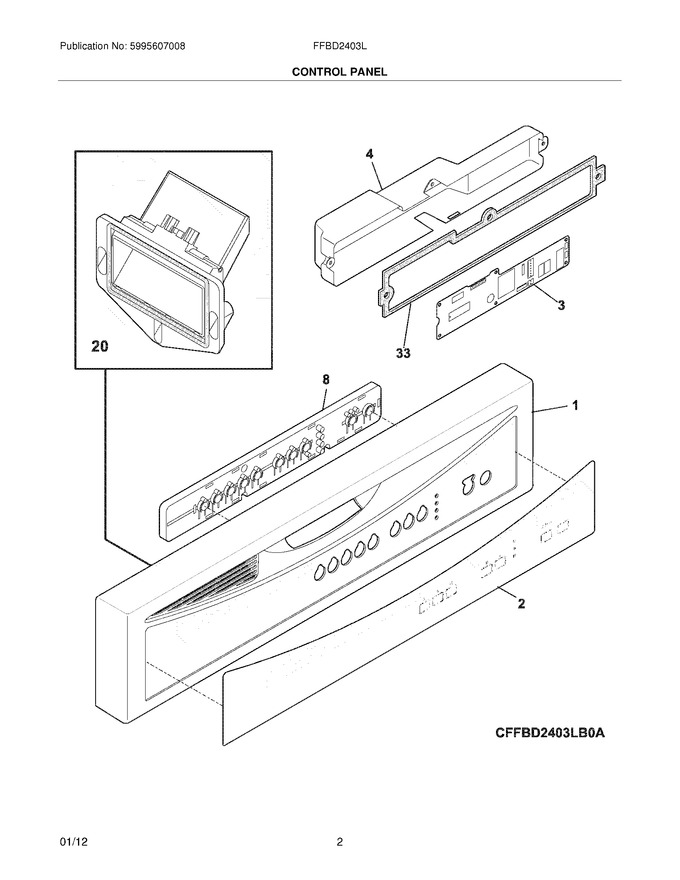 Diagram for FFBD2403LW1C