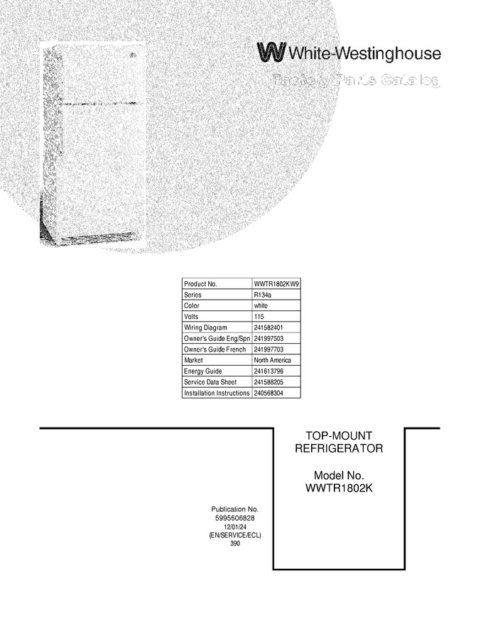 Diagram for WWTR1802KW9