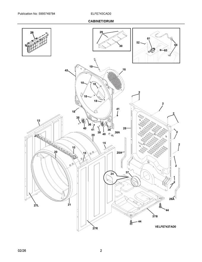 Diagram for ELFE743CAD0
