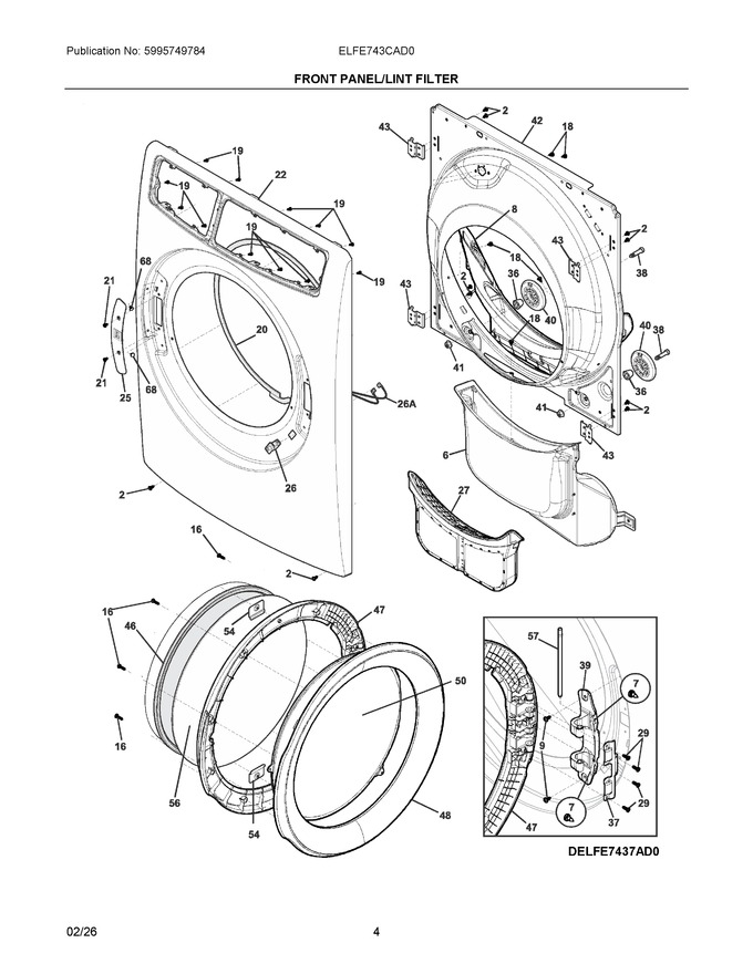 Diagram for ELFE743CAD0