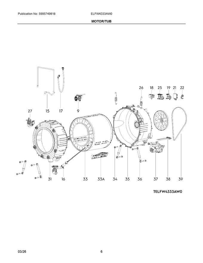 Diagram for ELFW4333AW0