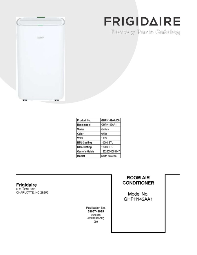 Diagram for GHPH142AA100