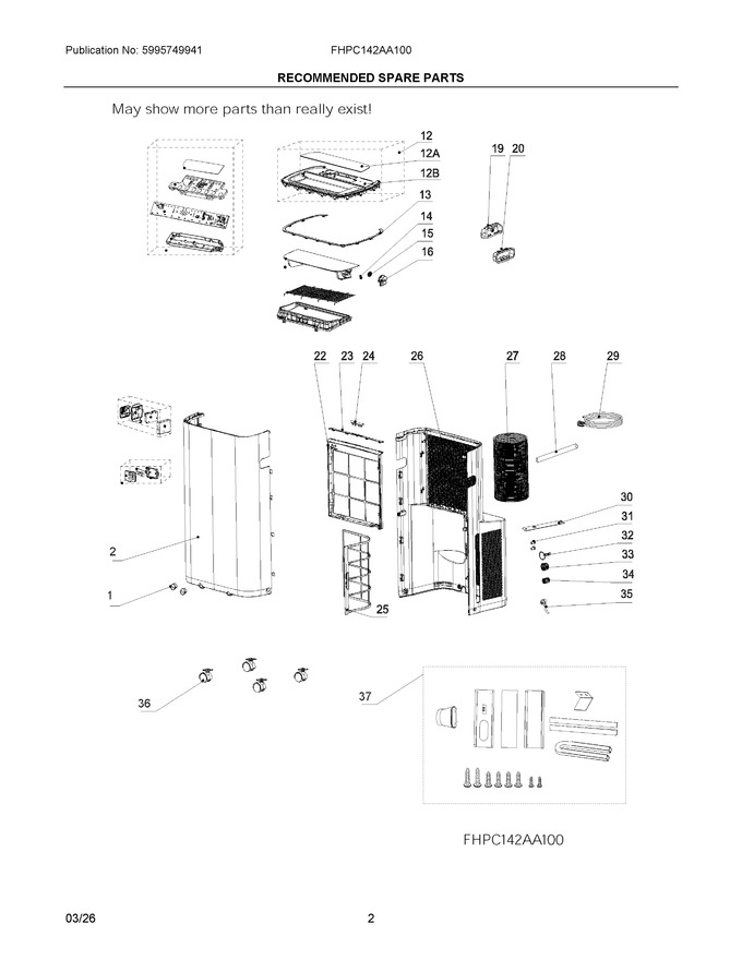 Diagram for FHPC142AA100