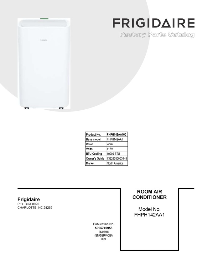 Diagram for FHPH142AA100