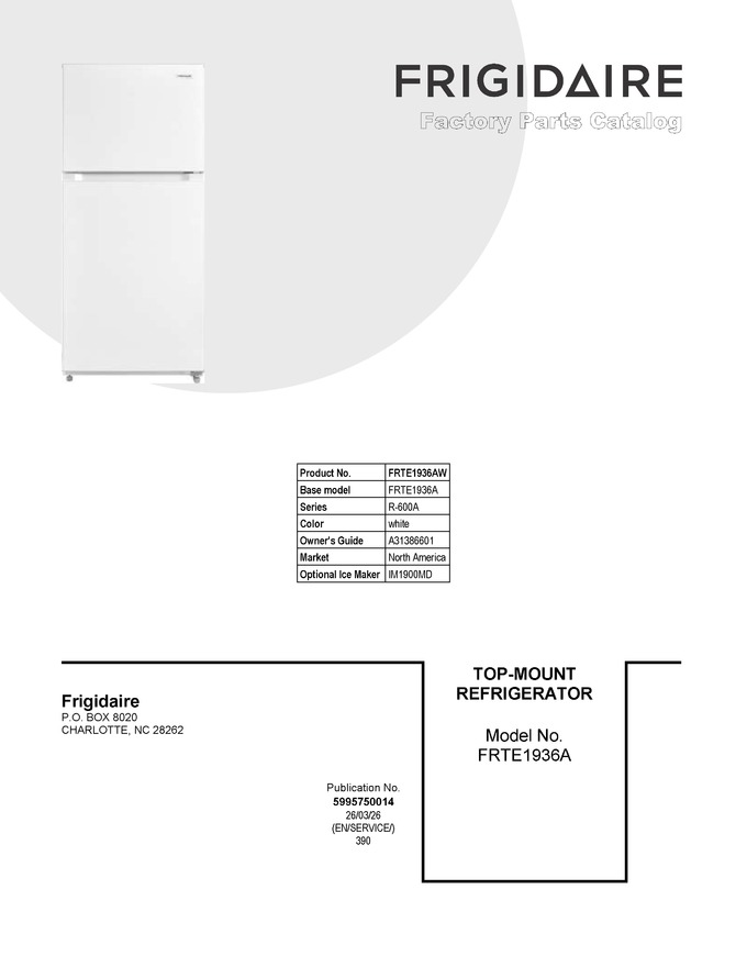 Diagram for FRTE1936AW
