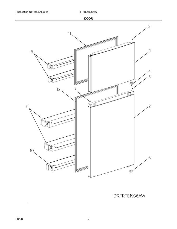 Diagram for FRTE1936AW