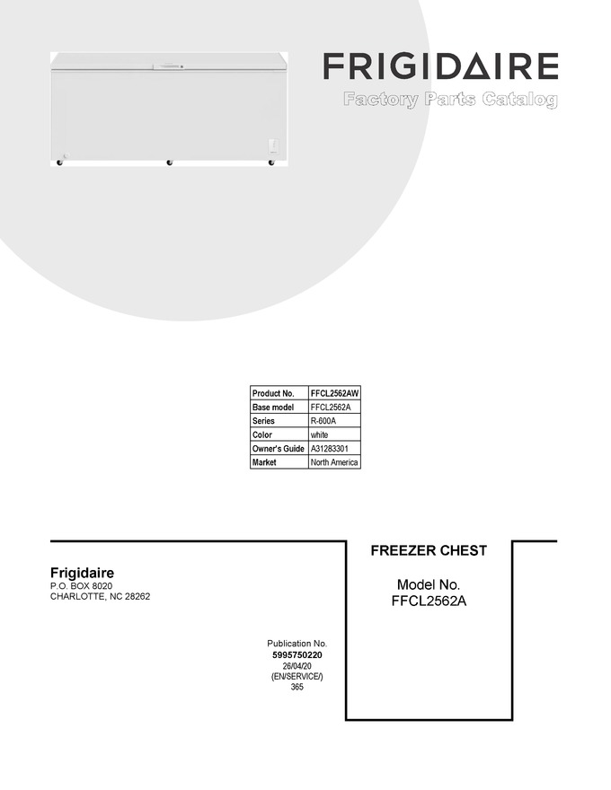 Diagram for FFCL2562AW
