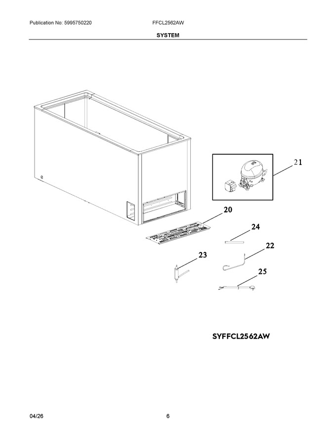 Diagram for FFCL2562AW