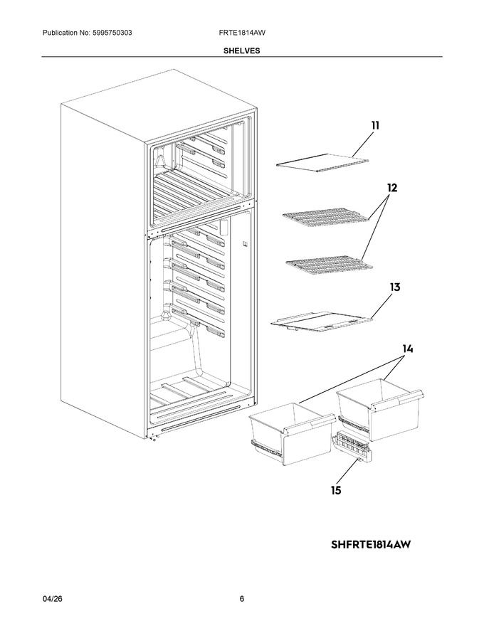 Diagram for FRTE1814AW