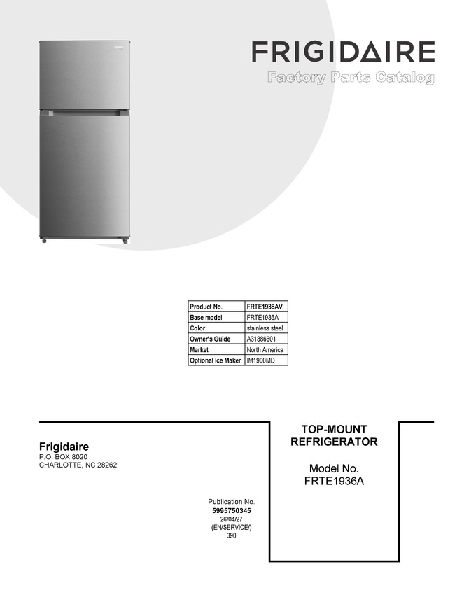 Diagram for FRTE1936AV