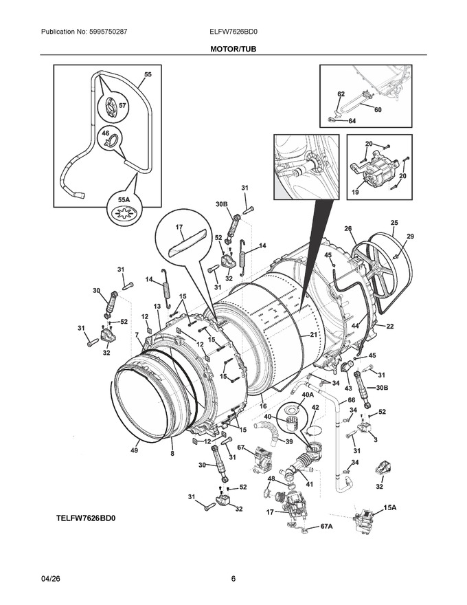 Diagram for ELFW7626BD0