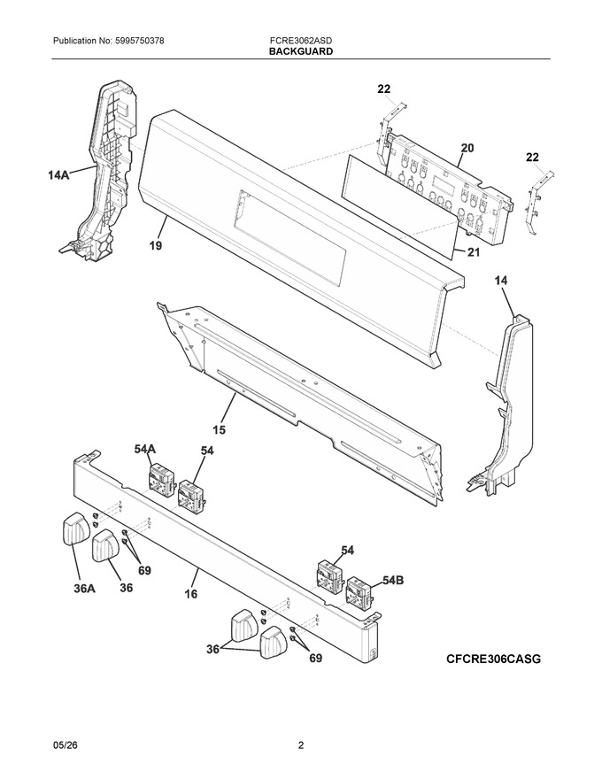 Diagram for FCRE3062ASD