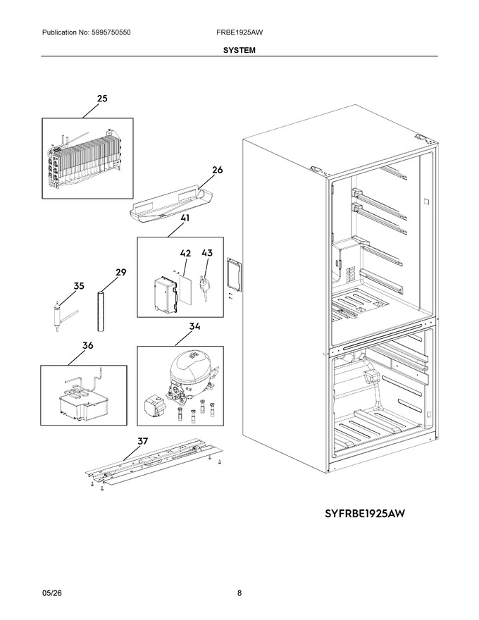 Diagram for FRBE1925AW