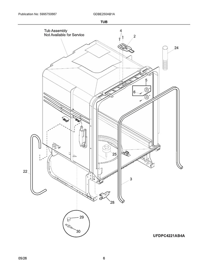 Diagram for GDBE250AB1A