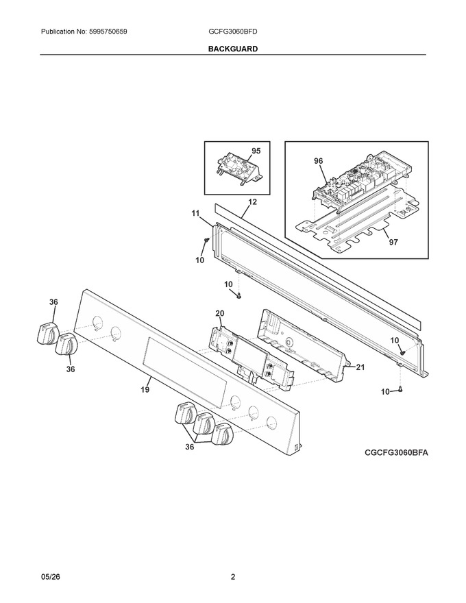 Diagram for GCFG3060BFD