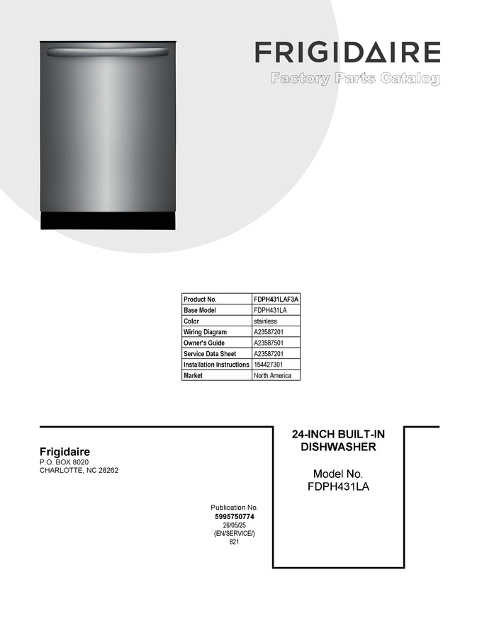 Diagram for FDPH431LAF3A