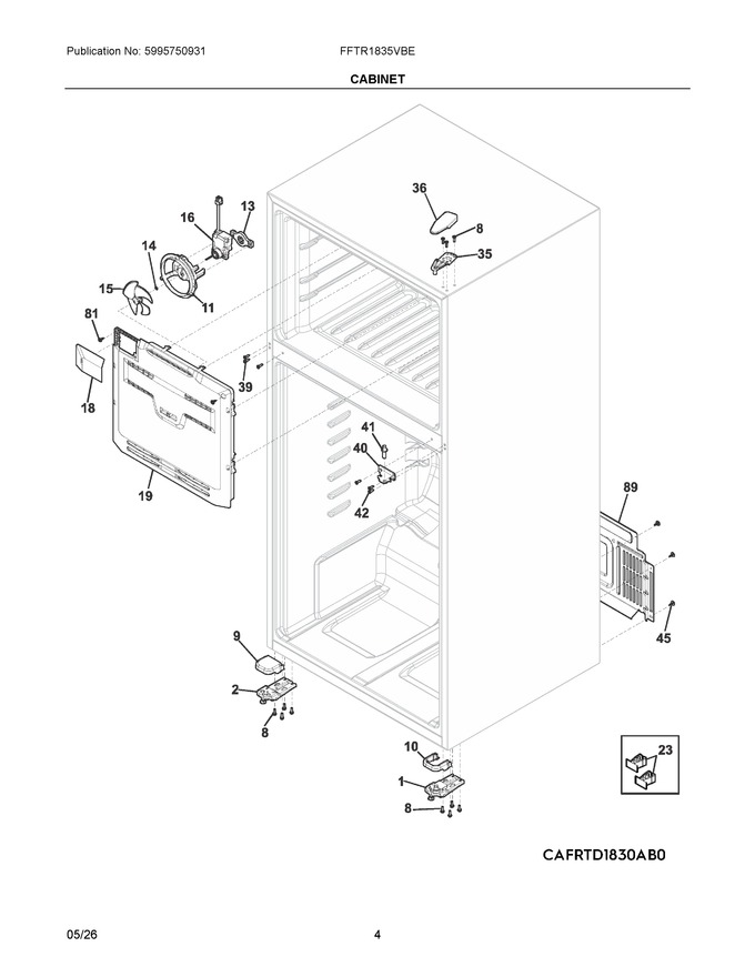 Diagram for FFTR1835VBE