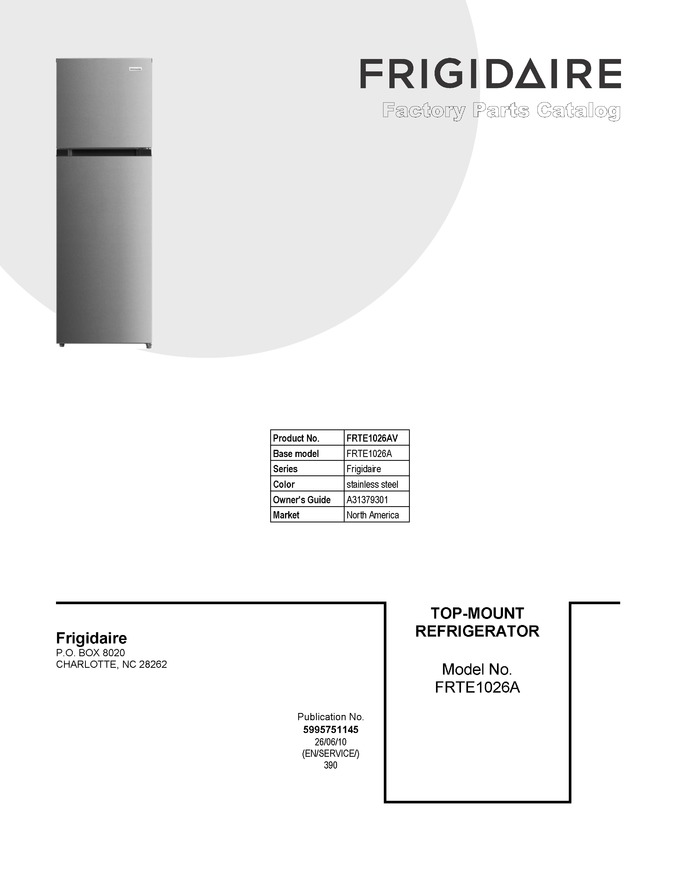 Diagram for FRTE1026AV