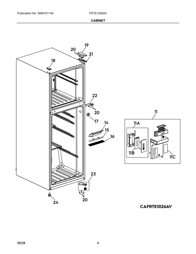 Diagram for FRTE1026AV