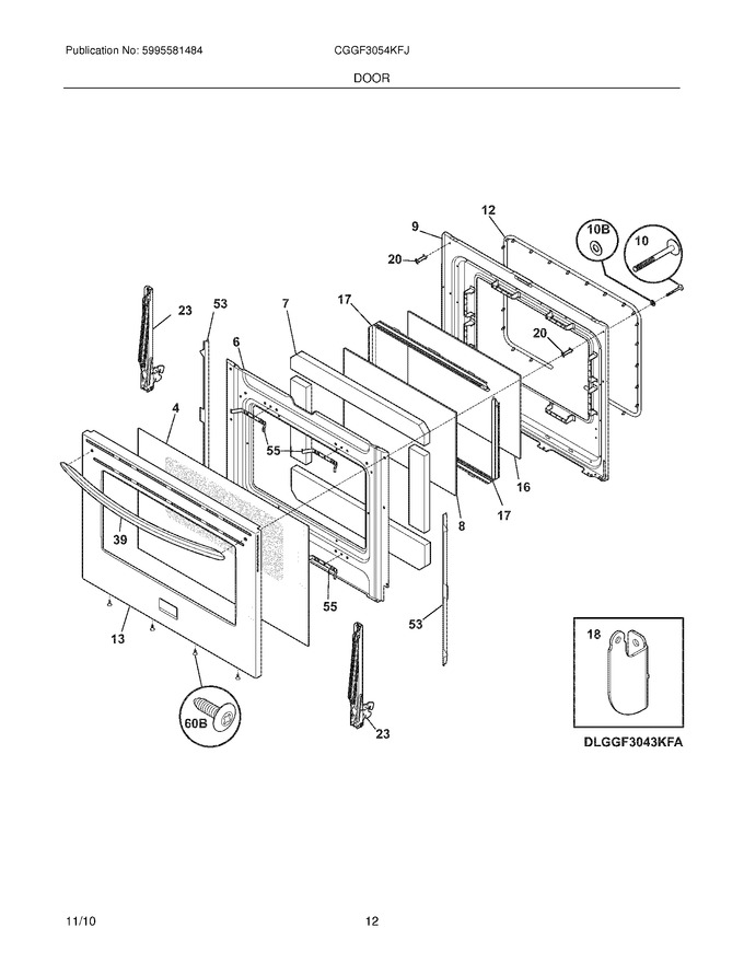 Diagram for CGGF3054KFJ