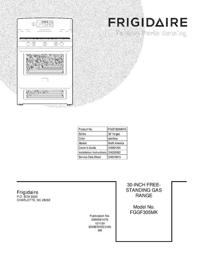 Diagram for FGGF305MKFK