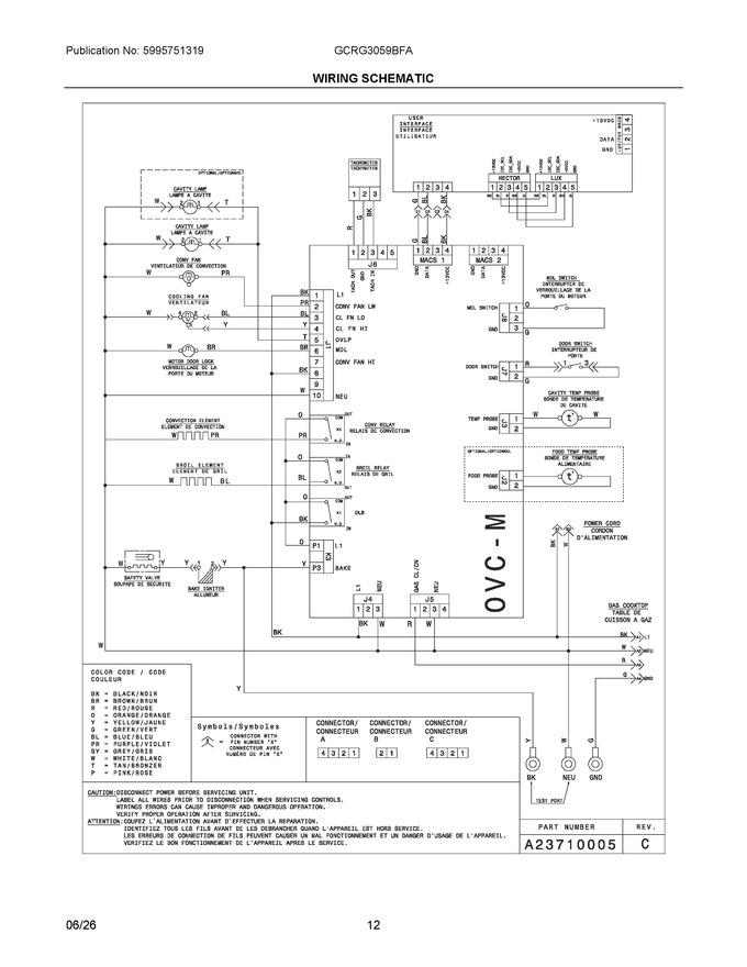 Diagram for GCRG3059BFA