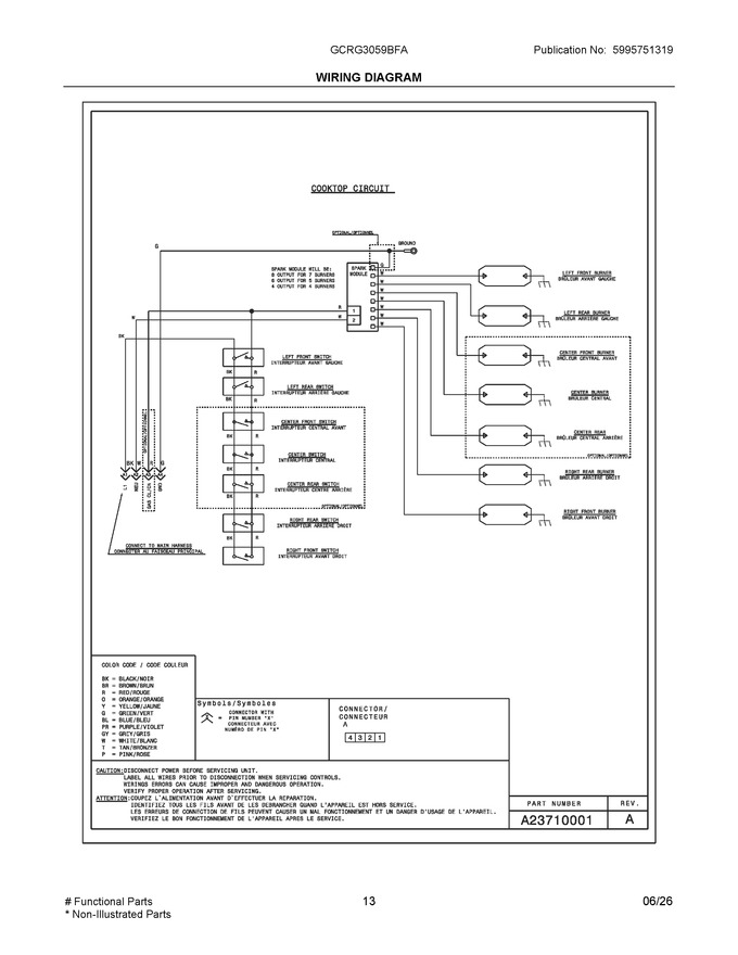 Diagram for GCRG3059BFA