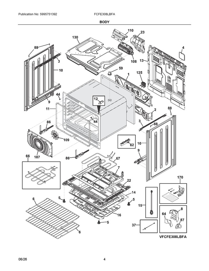 Diagram for FCFE308LBFA