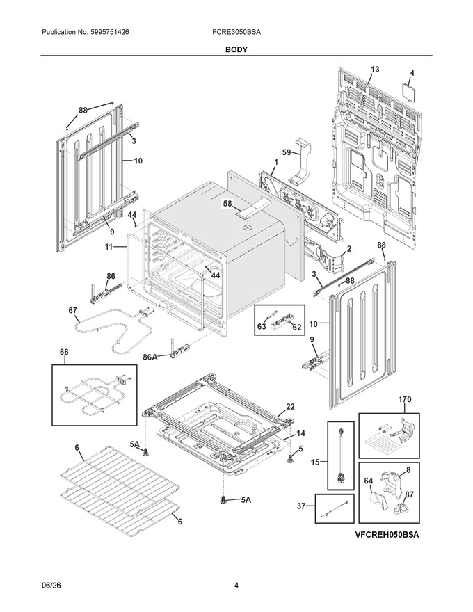 Diagram for FCRE3050BSA