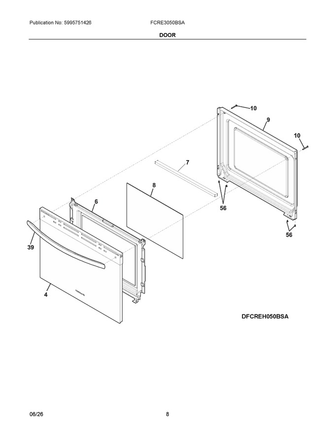 Diagram for FCRE3050BSA