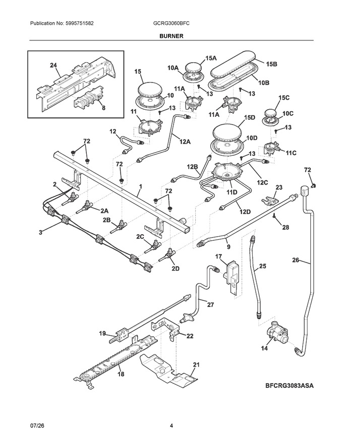 Diagram for GCRG3060BFC
