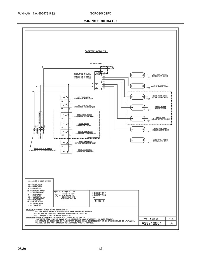 Diagram for GCRG3060BFC