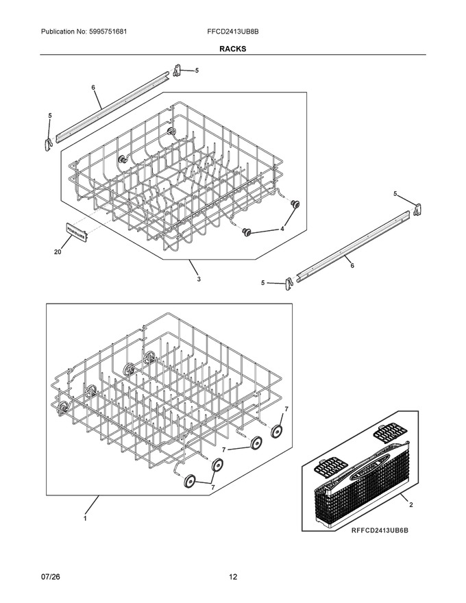 Diagram for FFCD2413UB8B